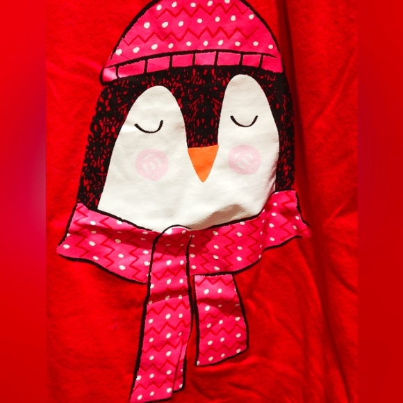 Secret Treasure Knit PJ Top Penguin NWOT - Picture 2 of 5